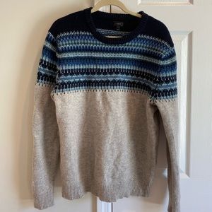 JCrew Mens wool sweater